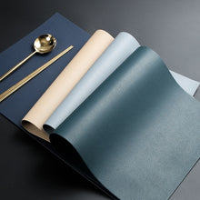 Load image into Gallery viewer, Leather Placemats Washable Table Pad Mat Tablemats Stain-Resistant Dining Disc Bowl Pad Coaster Non-slip Decoration Accessories