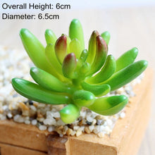 Load image into Gallery viewer, 39Styles Green Artificial Succulents Plants for Home Garden Decoration Wedding Plants Wall Flower Arrangement Bonsai Fake Plants