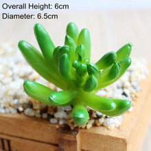 Load image into Gallery viewer, 39Styles Green Artificial Succulents Plants for Home Garden Decoration Wedding Plants Wall Flower Arrangement Bonsai Fake Plants