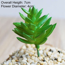 Load image into Gallery viewer, 39Styles Green Artificial Succulents Plants for Home Garden Decoration Wedding Plants Wall Flower Arrangement Bonsai Fake Plants