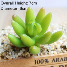 Load image into Gallery viewer, 39Styles Green Artificial Succulents Plants for Home Garden Decoration Wedding Plants Wall Flower Arrangement Bonsai Fake Plants