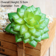 Load image into Gallery viewer, 39Styles Green Artificial Succulents Plants for Home Garden Decoration Wedding Plants Wall Flower Arrangement Bonsai Fake Plants