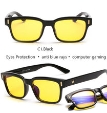 Load image into Gallery viewer, Blue Ray Computer Glasses Men Screen Radiation Eyewear Brand Design Office Gaming Blue Light Goggle UV Blocking Eye Spectacles