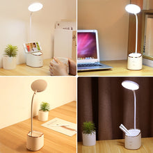 Load image into Gallery viewer, Table Lamp with Pen Holder - Rechargeable
