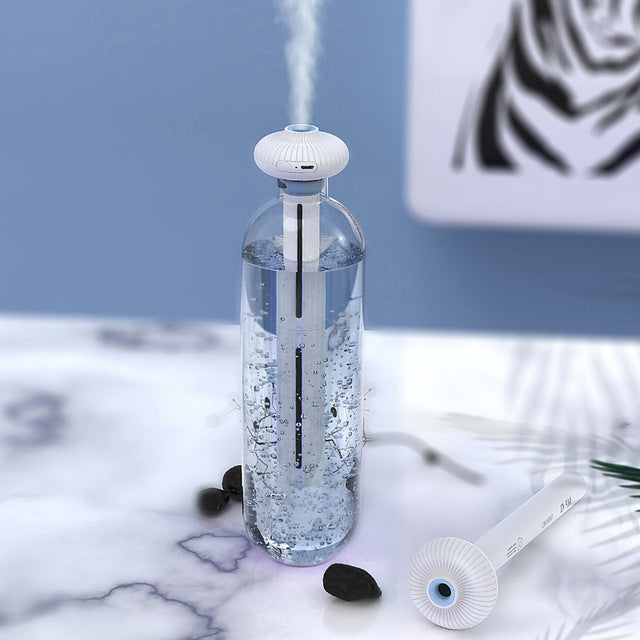 ELOOLE USB Portable Air Humidifier Donut Bottle Aroma Diffuser Mist Maker For Home Office Humidification Detachable