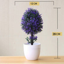Load image into Gallery viewer, Artificial Plant Lotus Plant Potted Plastic Flower Table Top Ornaments Christmas Simulation Bonsai Craft Green Plant Decorative
