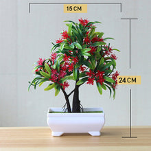 Load image into Gallery viewer, Artificial Plant Lotus Plant Potted Plastic Flower Table Top Ornaments Christmas Simulation Bonsai Craft Green Plant Decorative
