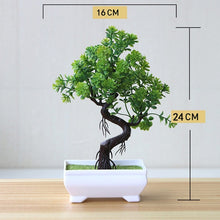 Load image into Gallery viewer, Artificial Plant Lotus Plant Potted Plastic Flower Table Top Ornaments Christmas Simulation Bonsai Craft Green Plant Decorative
