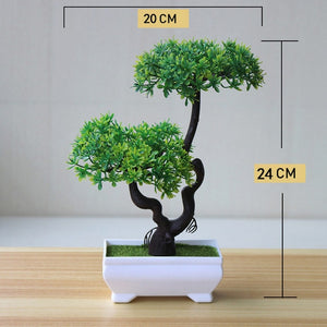 Artificial Plant Lotus Plant Potted Plastic Flower Table Top Ornaments Christmas Simulation Bonsai Craft Green Plant Decorative