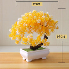 Load image into Gallery viewer, Artificial Plant Lotus Plant Potted Plastic Flower Table Top Ornaments Christmas Simulation Bonsai Craft Green Plant Decorative
