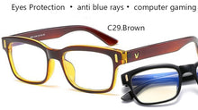 Load image into Gallery viewer, Blue Ray Computer Glasses Men Screen Radiation Eyewear Brand Design Office Gaming Blue Light Goggle UV Blocking Eye Spectacles

