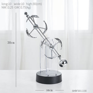 newton Cradle Balance pendulum balls for Home Office Decoration Newton's pendulum newton balls Physics Pendulum Science Desk